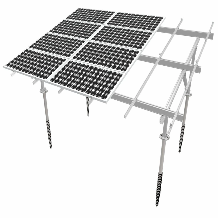 Struktura montáže na solární panel